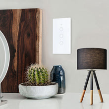 Load image into Gallery viewer, Wifi Smart Light Switch Glass Screen Touch Panel Voice Control Wireless Wall work with Alexa Echo Google Home 1/2/3-Gang
