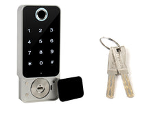 Load image into Gallery viewer, Fingerprint Door Lock Waterproof Outdoor Gate Bluetooth TT Lock Wifi Passcode IC Card Keyless Enter Electronic Lock W5