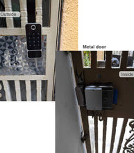 Load image into Gallery viewer, Fingerprint Door Lock Waterproof Outdoor Gate Bluetooth TT Lock Wifi Passcode IC Card Keyless Enter Electronic Lock W5