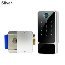 Load image into Gallery viewer, Fingerprint Door Lock Waterproof Outdoor Gate Bluetooth TT Lock Wifi Passcode IC Card Keyless Enter Electronic Lock W5
