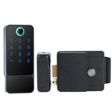 Load image into Gallery viewer, Fingerprint Door Lock Waterproof Outdoor Gate Bluetooth TT Lock Wifi Passcode IC Card Keyless Enter Electronic Lock W5
