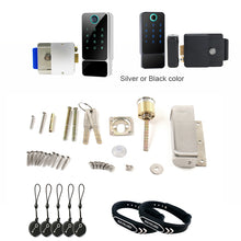 Load image into Gallery viewer, Fingerprint Door Lock Waterproof Outdoor Gate Bluetooth TT Lock Wifi Passcode IC Card Keyless Enter Electronic Lock W5
